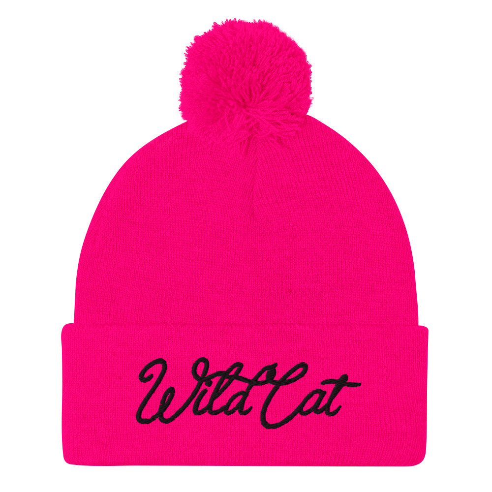 Wild Cat - Pom-Pom Beanie