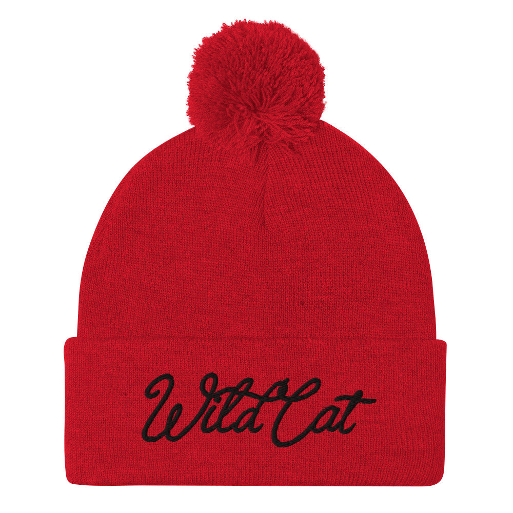 Wild Cat - Pom-Pom Beanie