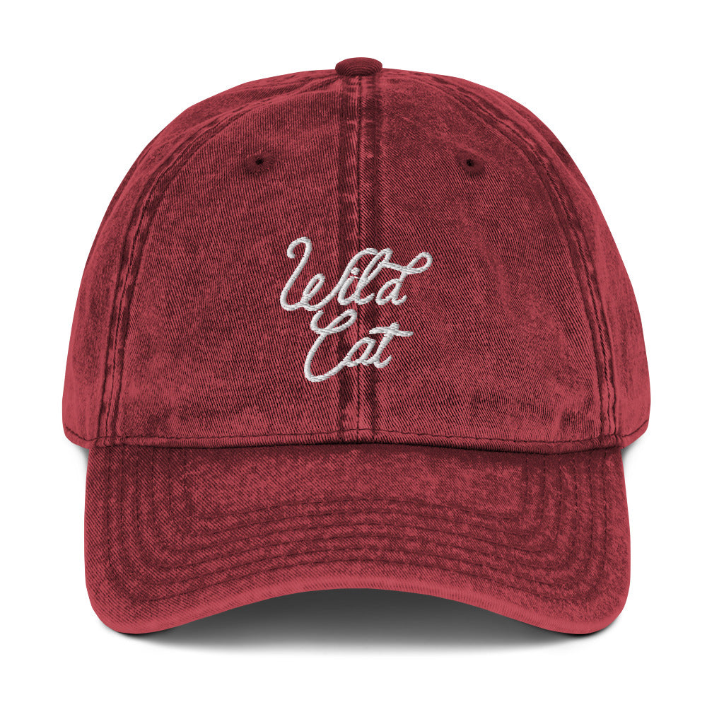 Wild Cat - Vintage Cotton Twill Cap