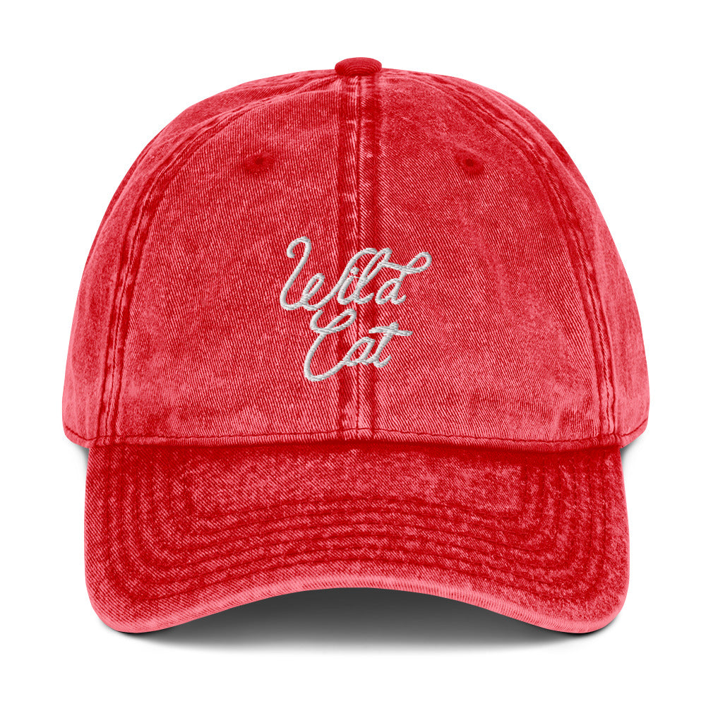 Wild Cat - Vintage Cotton Twill Cap